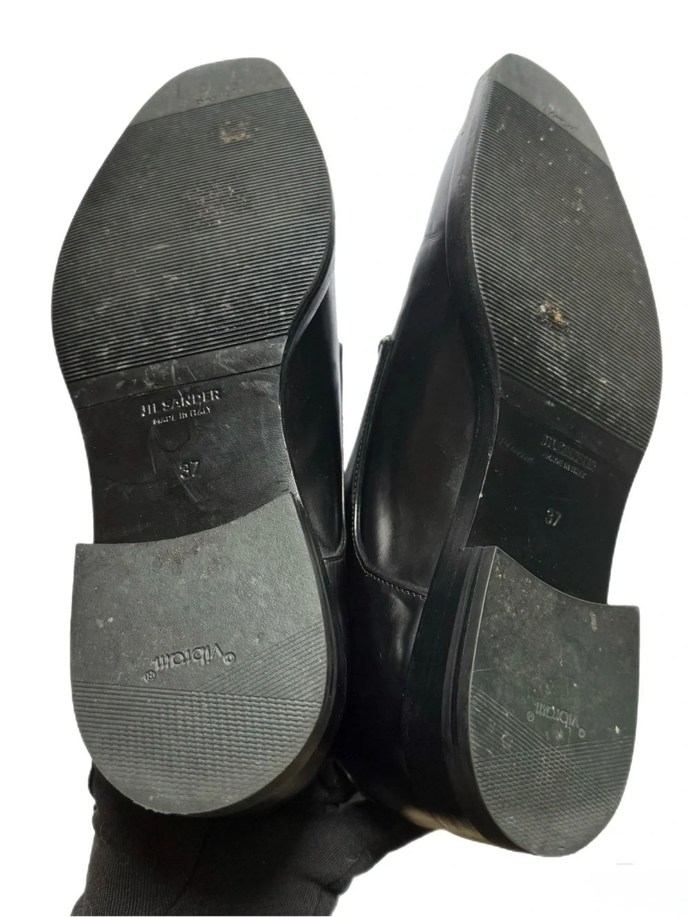 Jil Sander Black Leather Derby Men’s Shoes | Size EU: 37 - USA Size: 4–4.5